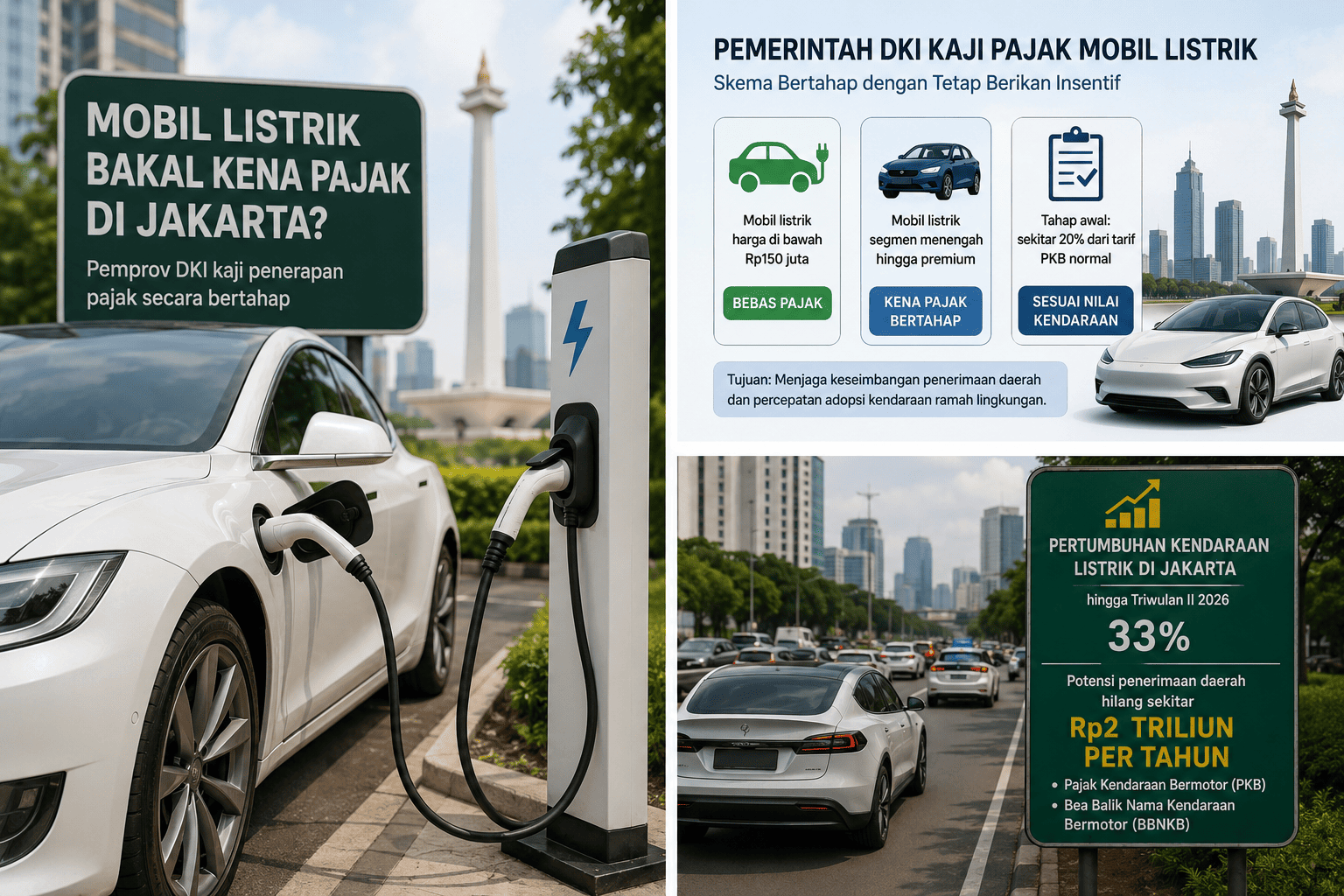Pemprov DKI Kaji Penerapan Pajak Mobil Listrik, Skema Bertahap Masih Dibahas